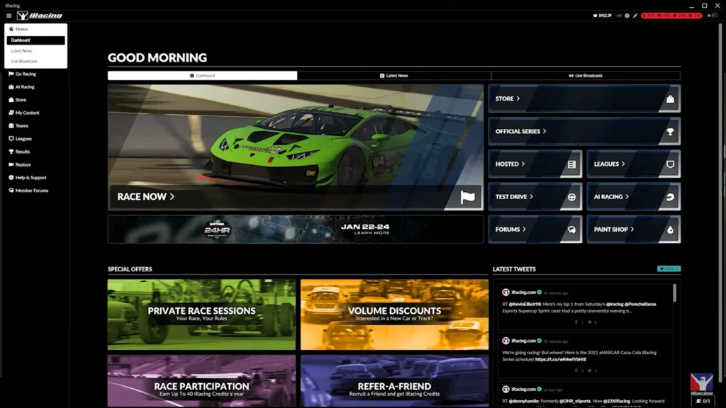 set up your own iRacing server
