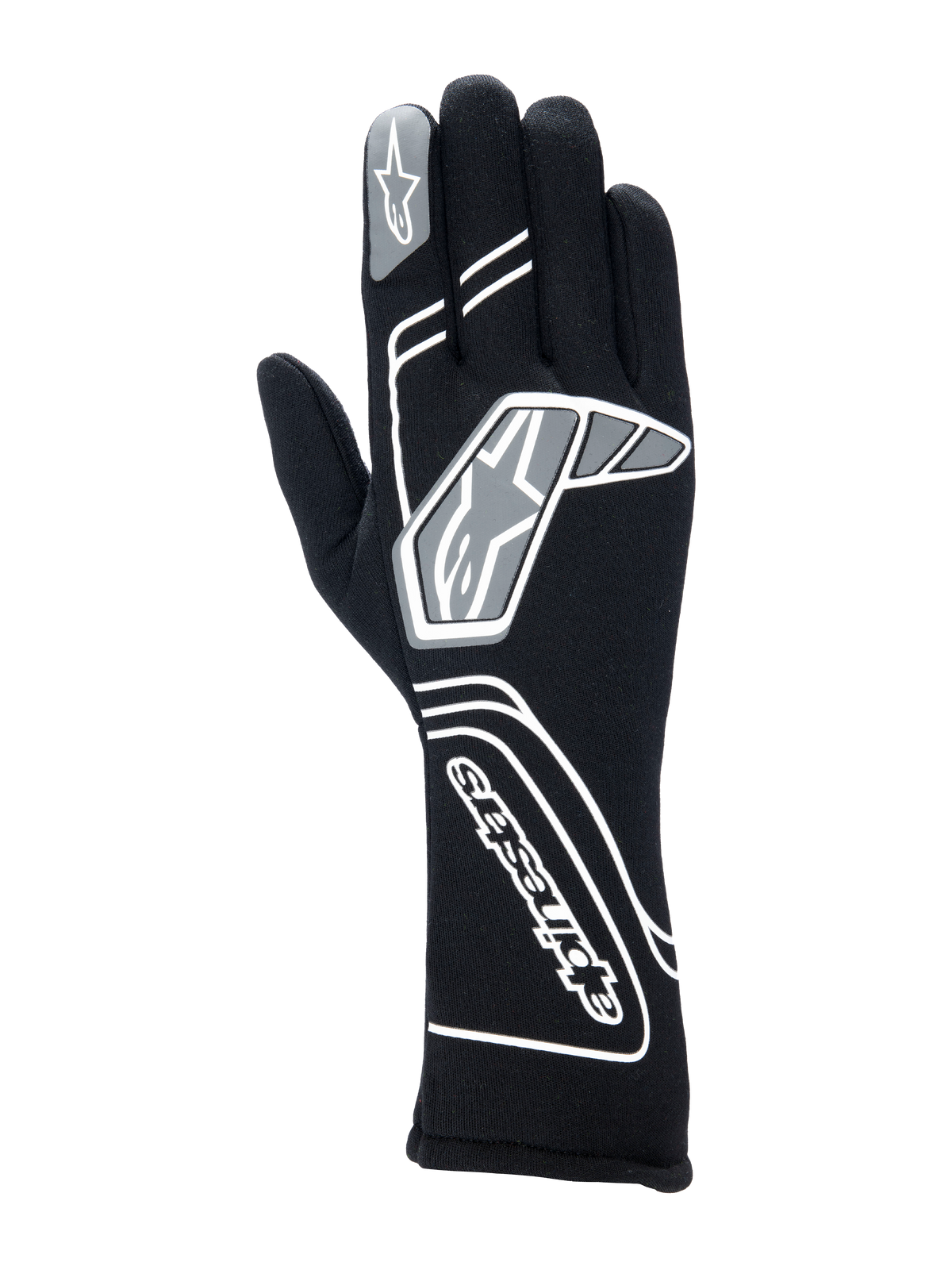 Alpinestars Tech-1 Start V4 SFI racing gloves in black