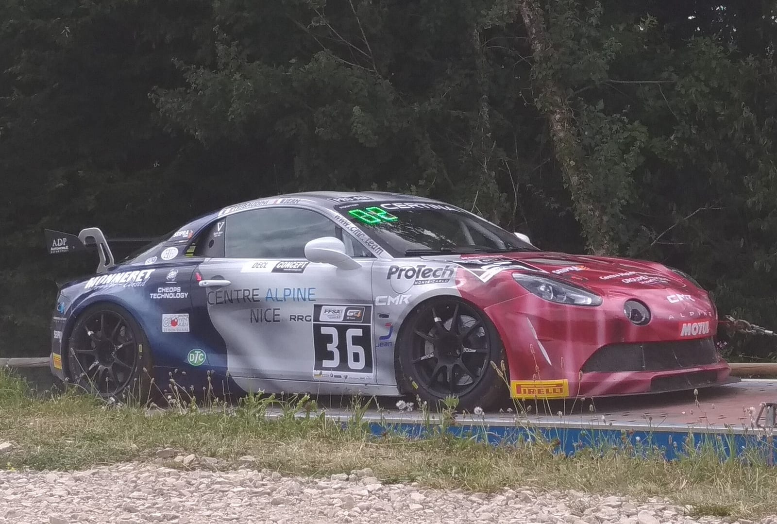 Alpine A110 GT4 race car