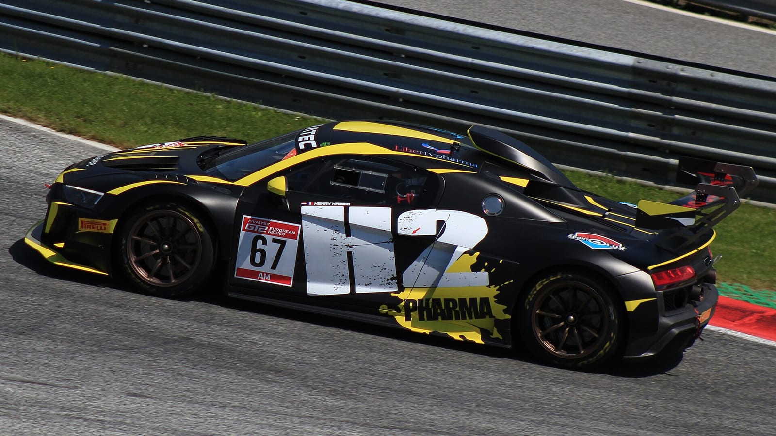 Audi R8 LMS GT2 racing at the Red Bull Ring