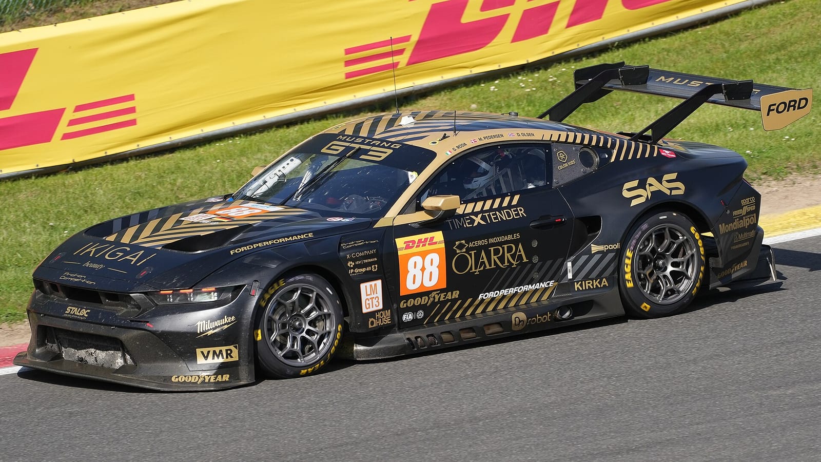 A Ford Mustang GT3 at Spa-Francorchamps
