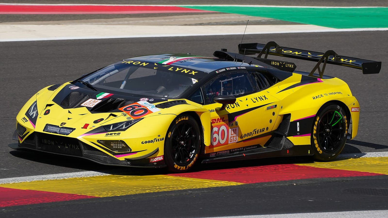 The Iron Lynx Lamborghini Huracán GT3 Evo2 at Spa in 2024