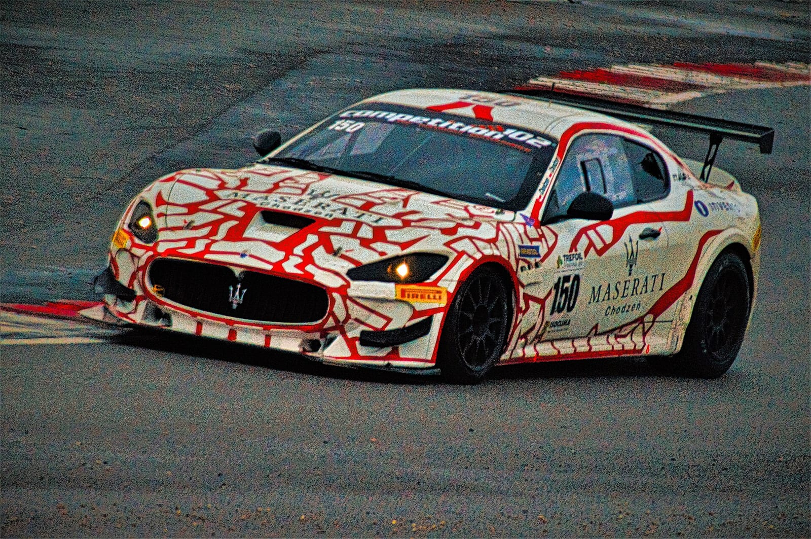 Maserati GranTurismo MC GT4 race car on track