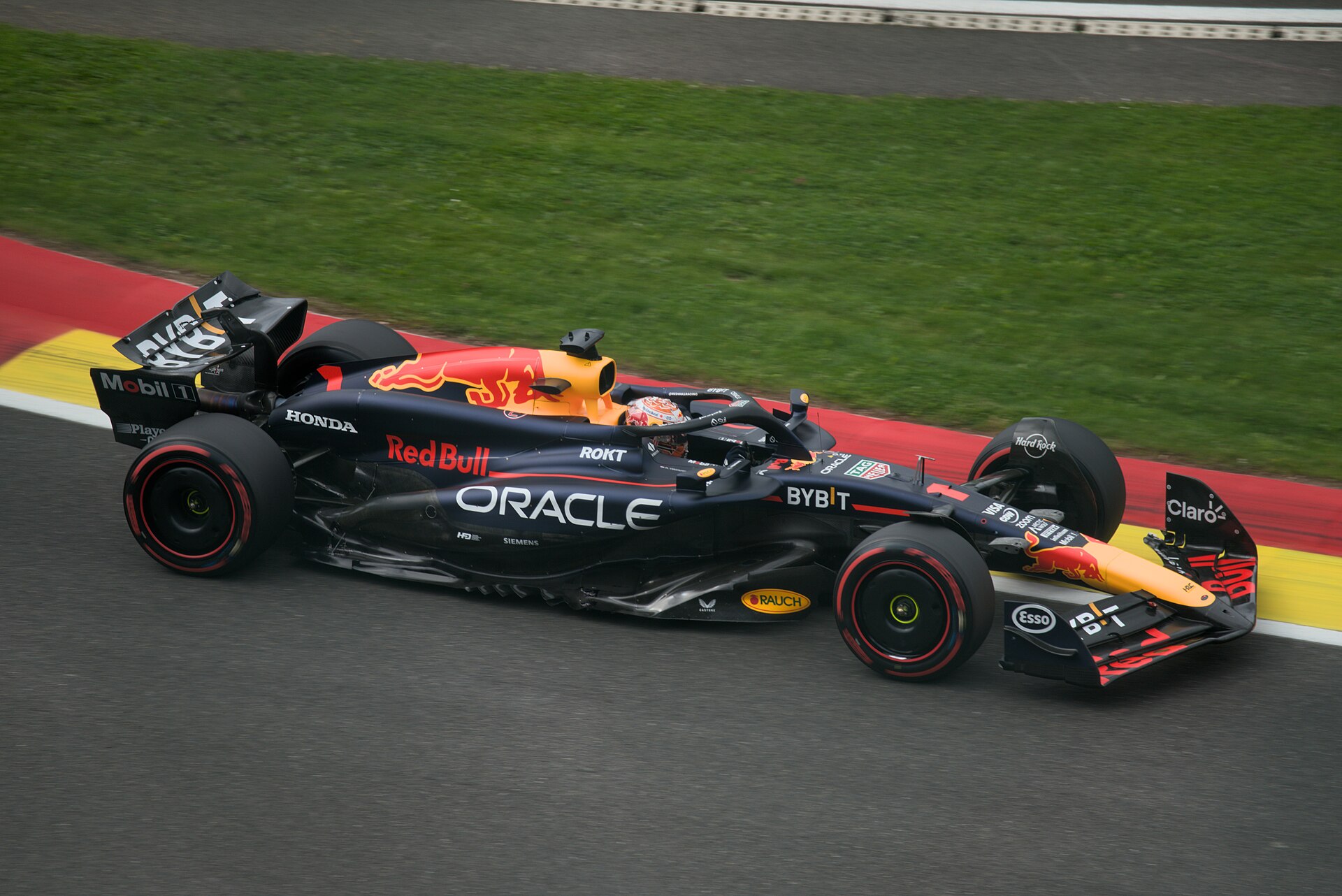 Max Verstappen at Spa-Francorchamps during practice for the 2024 Belgian Grand Prix