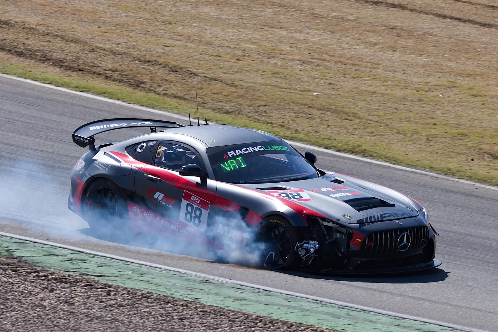 Mercedes-AMG GT4 at Hockenheim in 2022