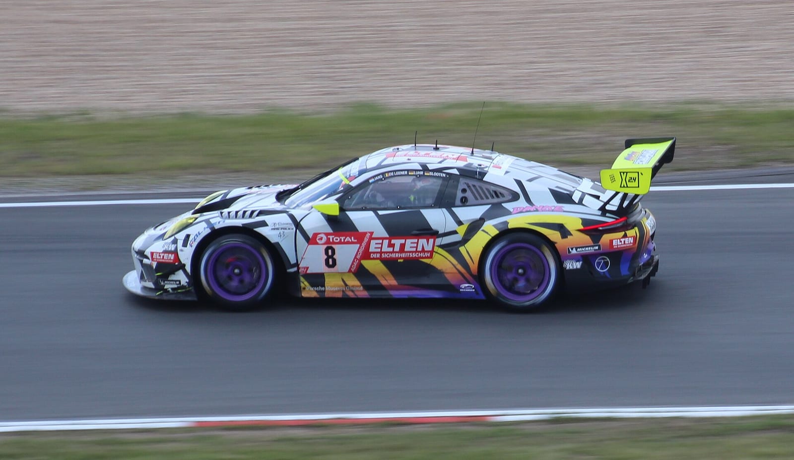 Porsche 911 GT3 R of IronForce on track in 2019