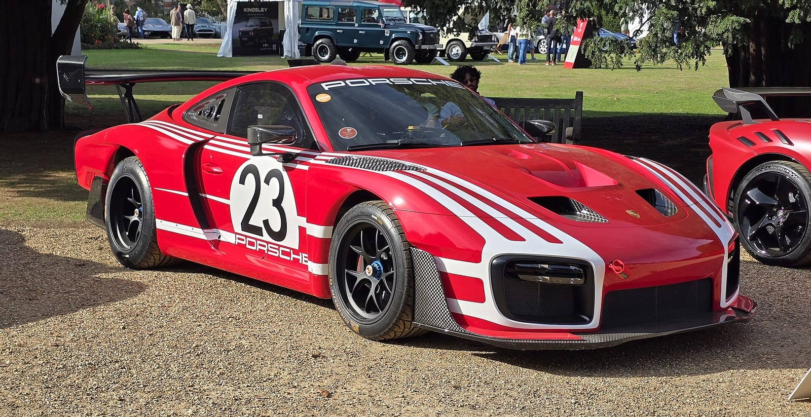 Porsche 935 in red and white