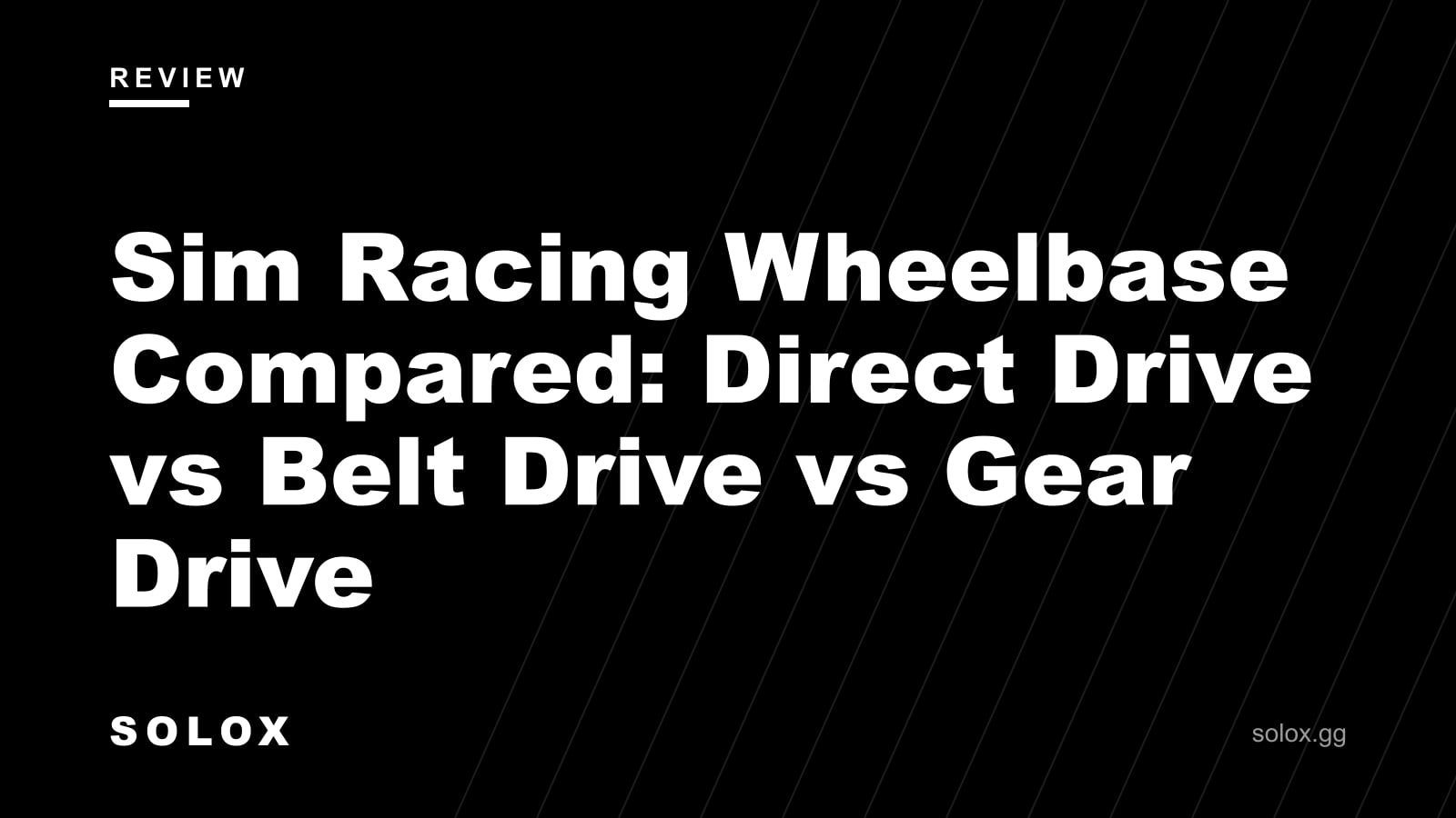 Sim Racing Wheelbase Compared: Direct Drive vs Belt Drive vs Gear Drive cover