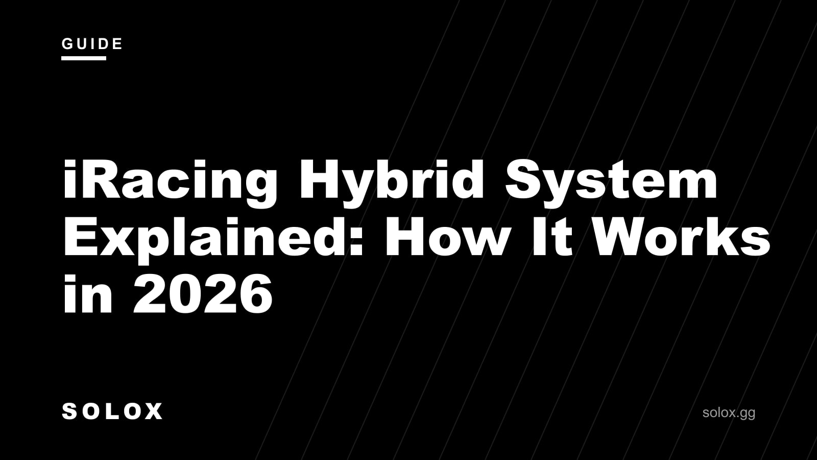 iRacing Hybrid System Explained: How It Works in 2026 cover