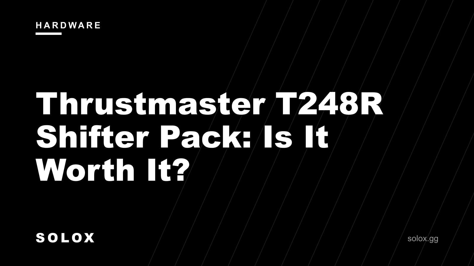 Thrustmaster T248R Shifter Pack: Is It Worth It? cover