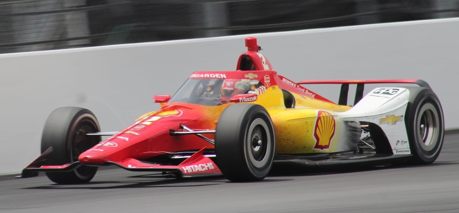 Josef Newgarden's Dallara IR18 IndyCar in 2023