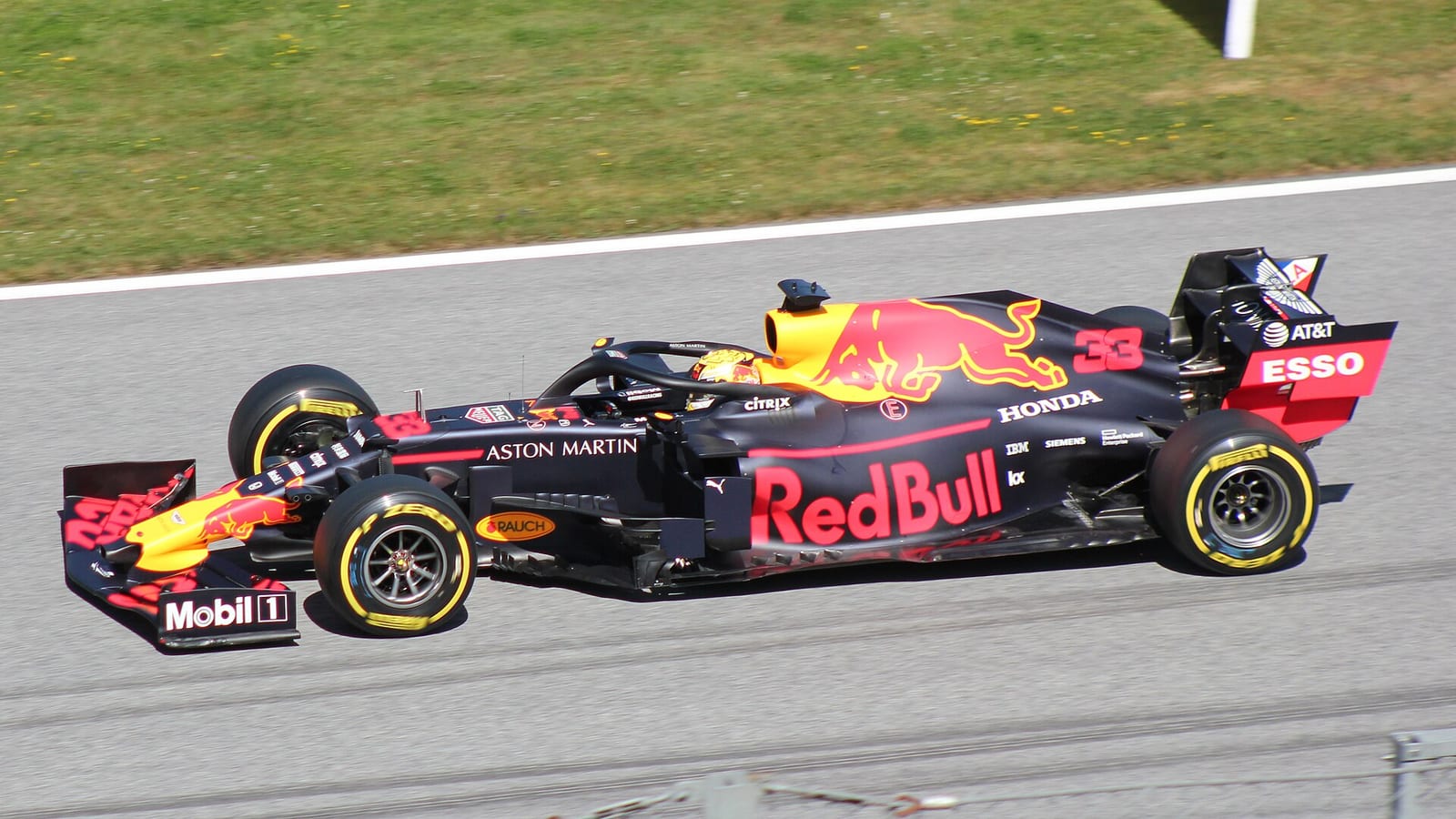 Max Verstappen in the Red Bull RB15 at the Red Bull Ring in 2019