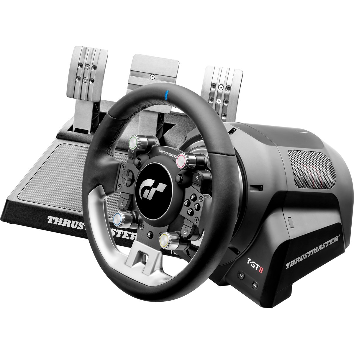 The Thrustmaster T-GT II with its T3PA GT II pedals