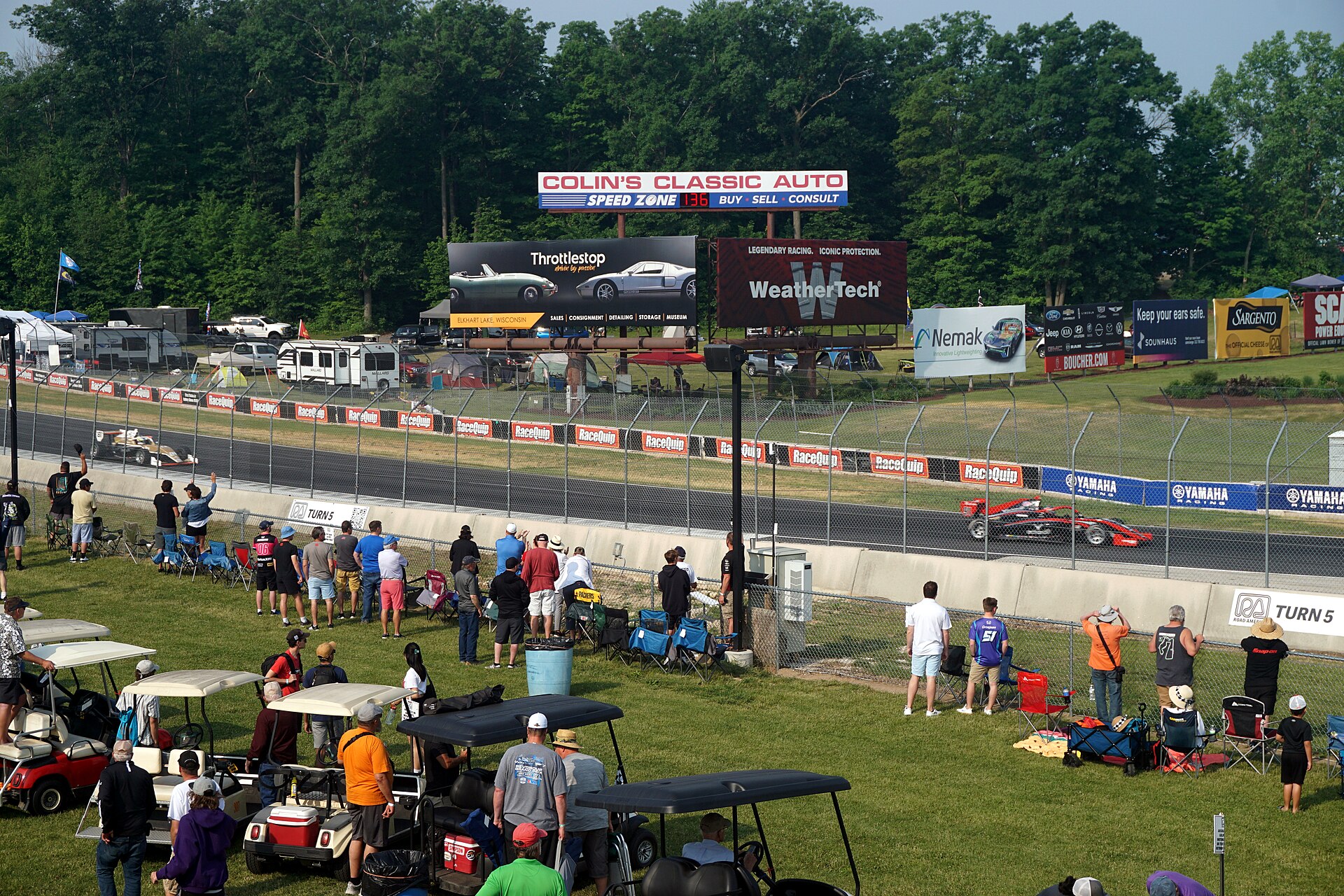 A USF Pro 2000 car at Road America in June 2023