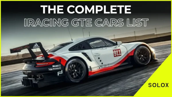 The Complete iRacing GTE Cars list
