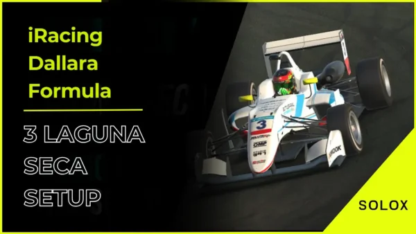 iRacing Dallara Formula 3 Laguna Seca Setup