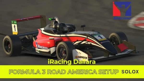 iRacing Dallara Formula 3 Road America Setup