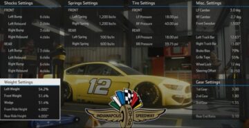 The NASCAR Heat 5 Cup Setup Database