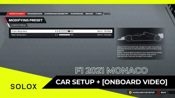 F1 2021 Monaco Car Setup + [Onboard Video]