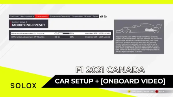 F1 2021 Canada Car Setup + [Onboard Video]