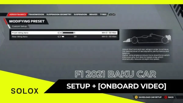 F1 2021 Baku Car Setup + [Onboard Video]