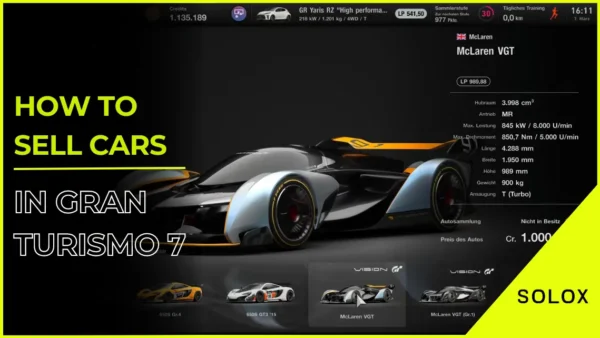 How to Sell Cars in Gran Turismo 7