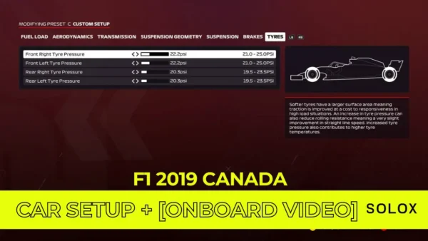 F1 2019 Canada Car Setup + [Onboard Video]
