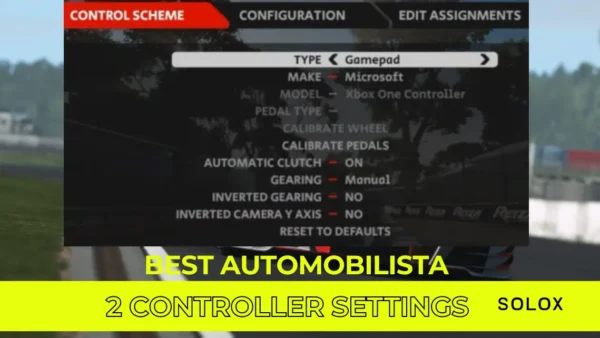 Best Automobilista 2 Controller Settings