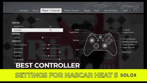 Best Controller Settings for Nascar Heat 5