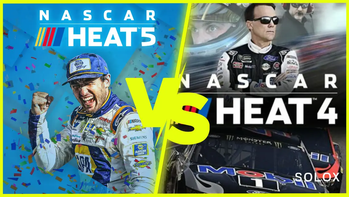 Nascar Heat 5 vs Nascar Heat 4 What's Better?