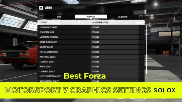 Best Forza Motorsport 7 Graphics Settings