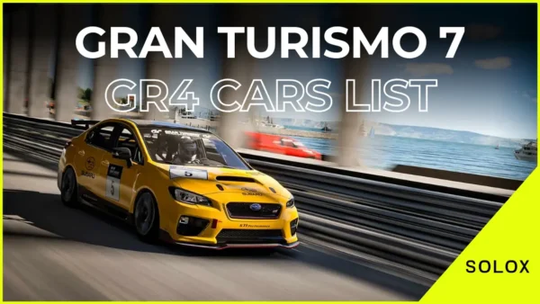 Gran Turismo 7 GR4 Cars List
