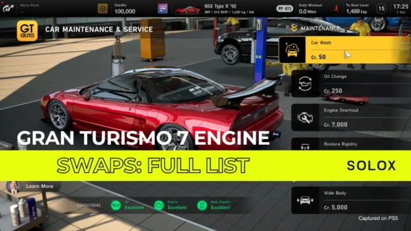 Gran Turismo 7 Engine Swaps: Full List