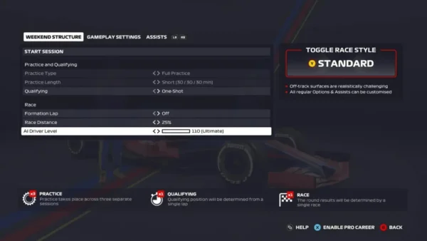 Best F1 2020 Assists & AI Difficulty Settings