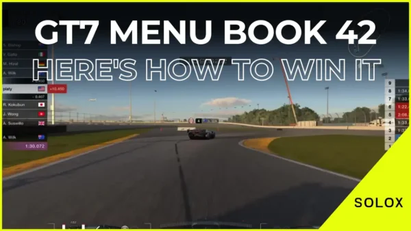GT7 Menu Book 42: Here's How To Win It