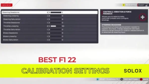 Best F1 22 Calibration Settings
