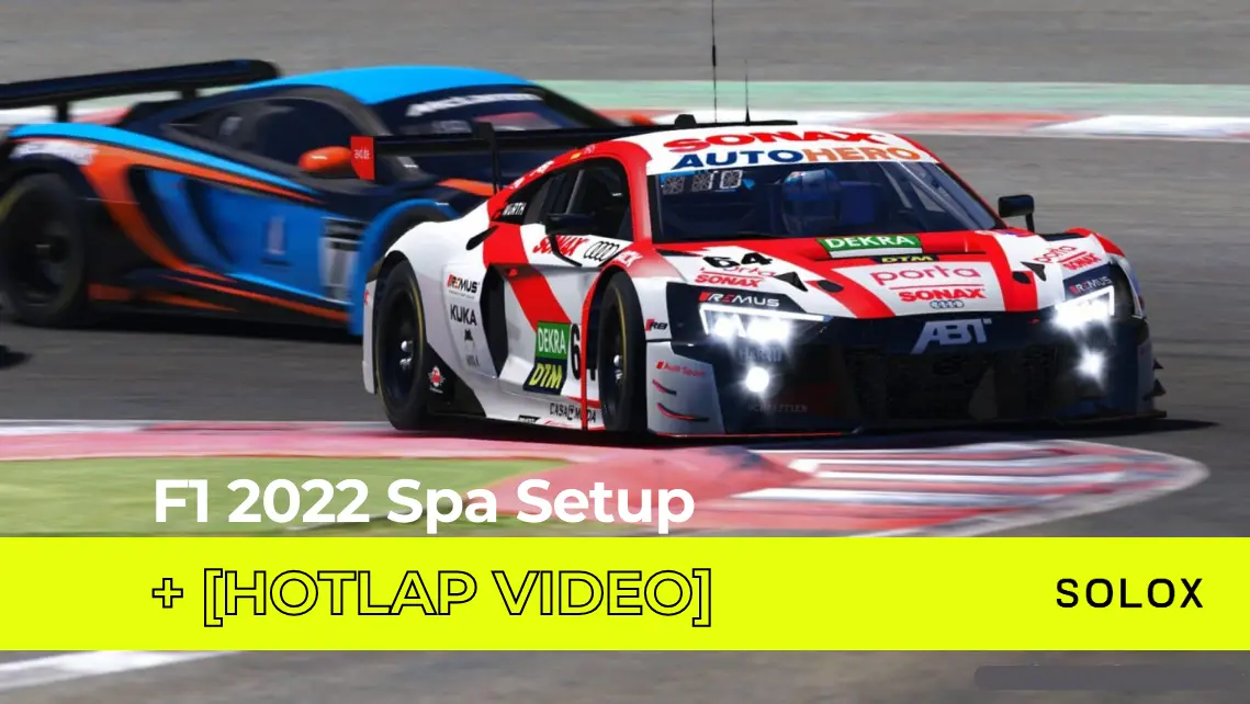 F1 22 Spa Setup