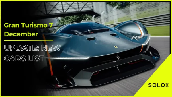 Gran Turismo 7 December Update: New Cars List