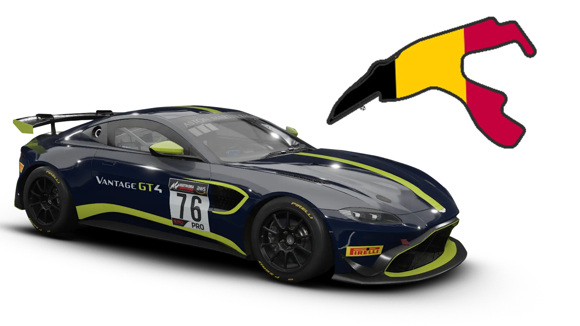 1.9 ASTON MARTIN V8 VANTAGE GT4 – SPA