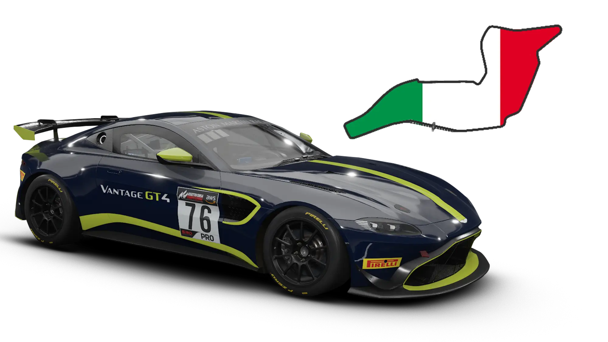 1.9 ASTON MARTIN V8 VANTAGE GT4 – IMOLA