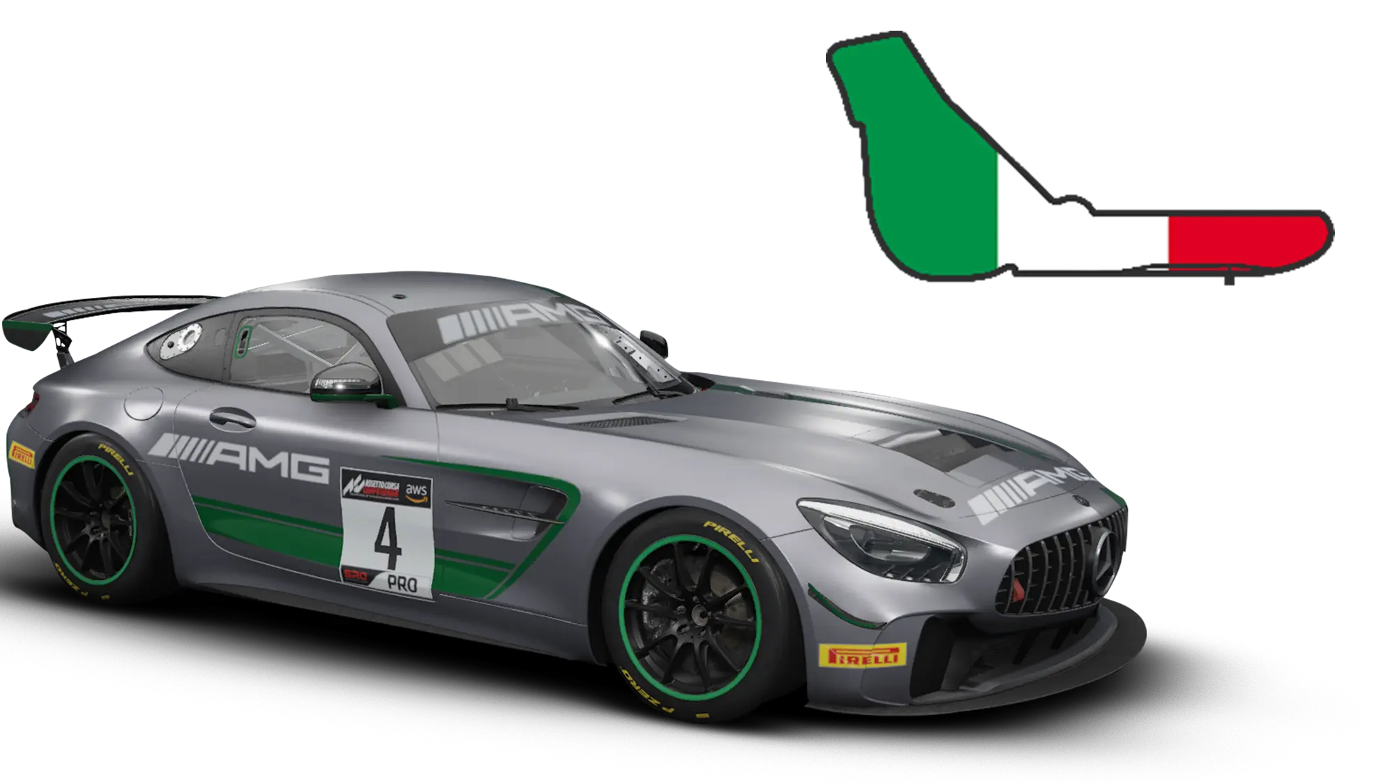 1.9 MERCEDES AMG GT4 – MONZA