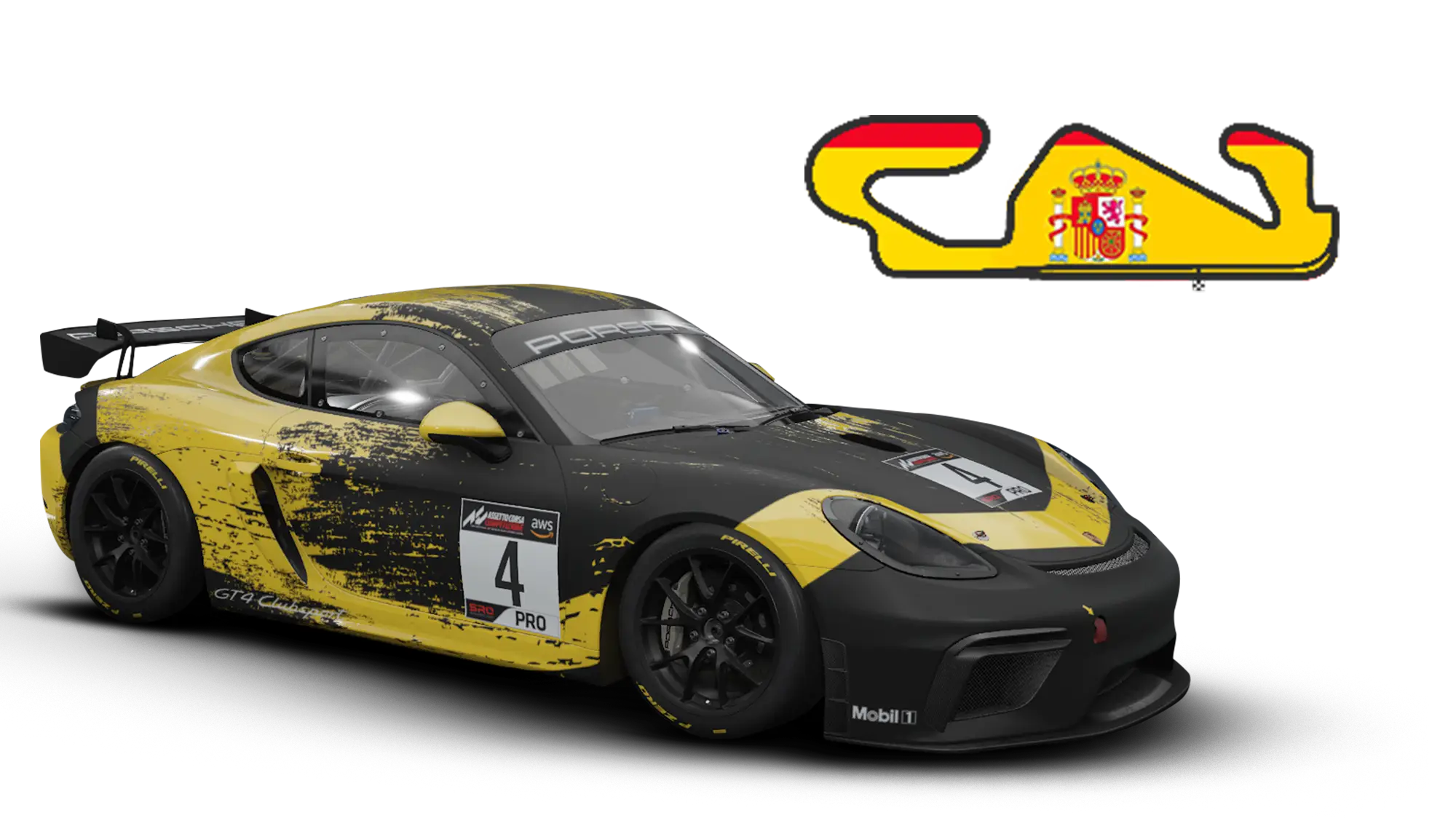 1.10 PORSCHE 718 CAYMAN GT4 – BARCELONA