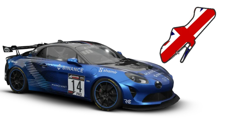 Alpine A110 GT4 ACC 1.9 Setup Donington