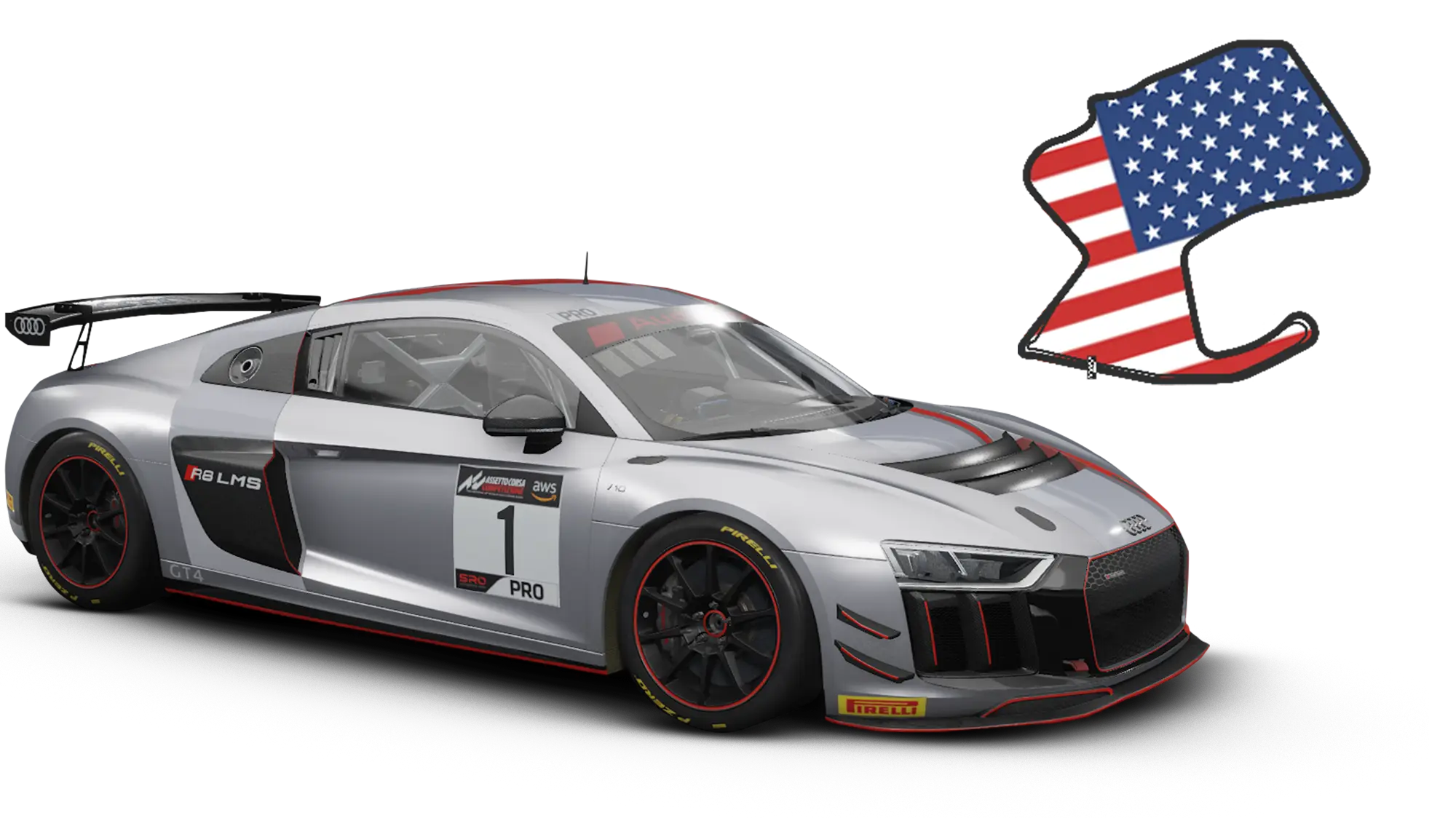 1.9 AUDI R8 GT4 – LAGUNA SECA