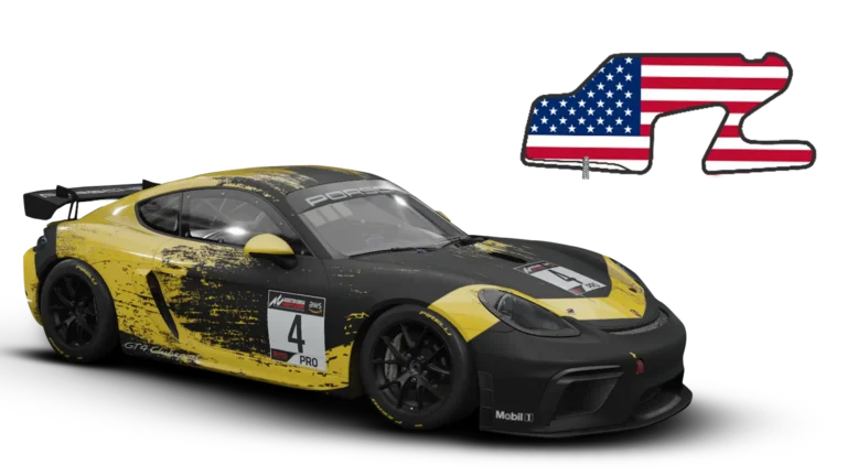 Porsche 718 Cayman GT4 ACC Setup Watkins Glen