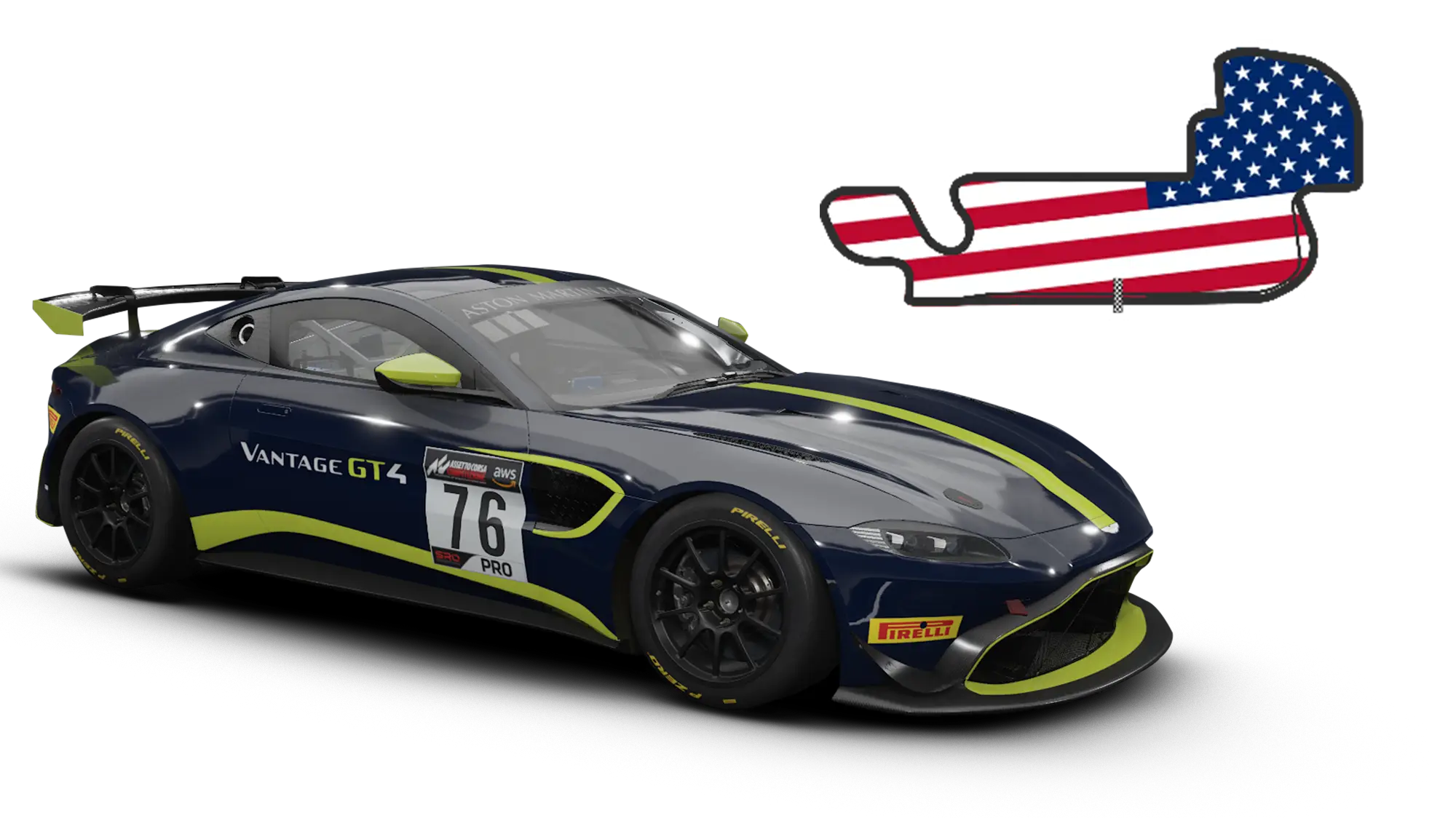 1.9 ASTON MARTIN V8 VANTAGE GT4 – INDIANAPOLIS