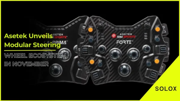 Asetek Unveils Modular Steering Wheel Ecosystem in November