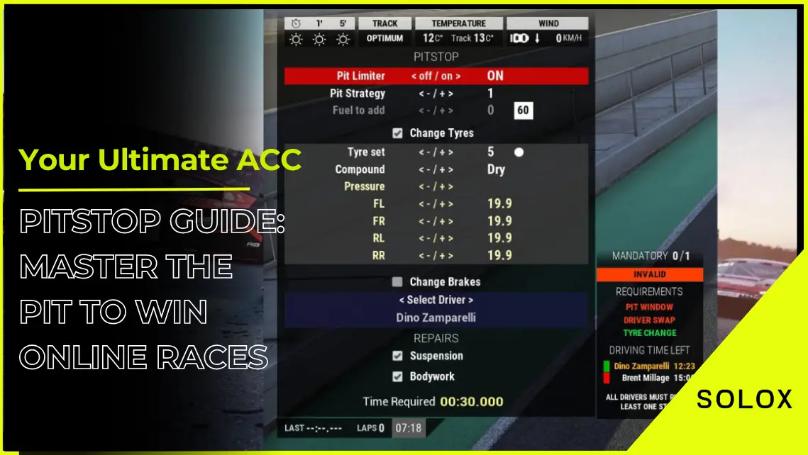 Your Ultimate ACC Pitstop Guide Master the Pit To Win Online Races