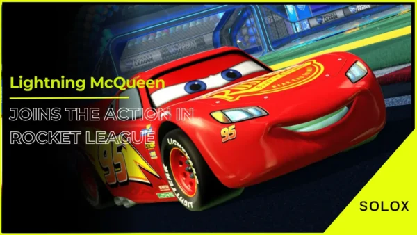 Lightning McQueen Joins the Action in Rocket League