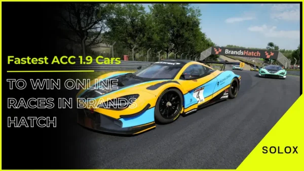 Fastest ACC 1.9 Cars To Win Online Races in Brands Hatch